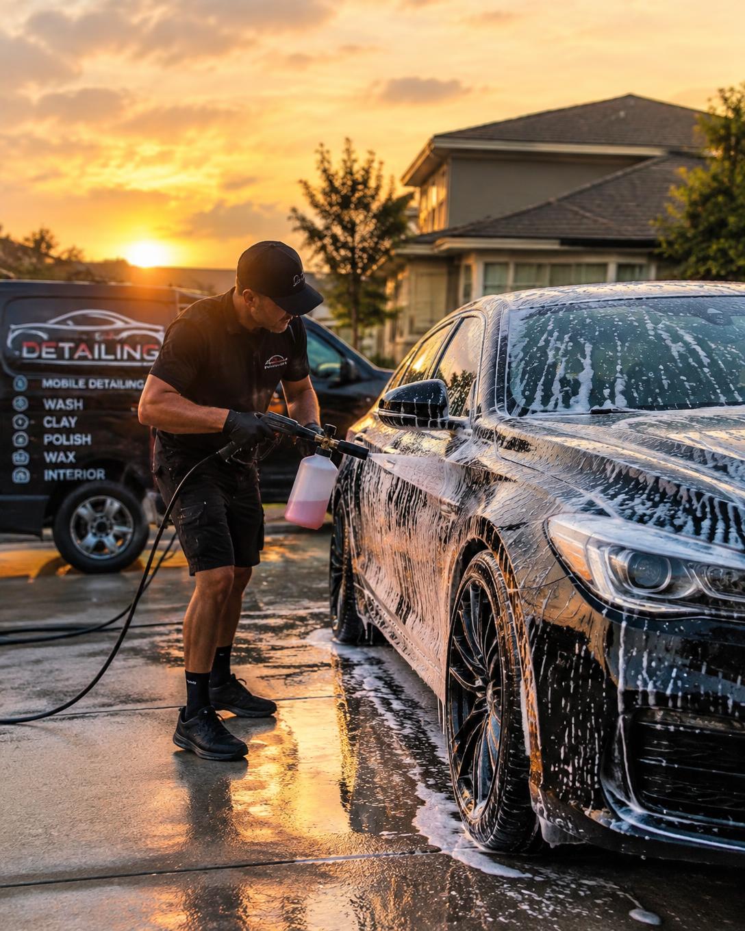 Marcus arrives at your driveway